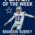 Cowboys Player of the Week: Brandon Aubrey
