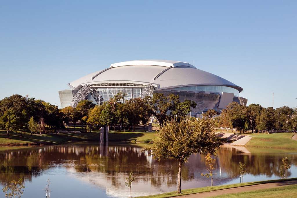 Cowboys Stadium, a domed stadium with a retractable roof in Arlington,  Texas - PICRYL - Public Domain Media Search Engine Public Domain Search